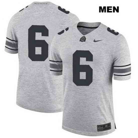 Brian Snead Ohio State Buckeyes Nike Authentic Mens  6 Stitched Gray College Football Jersey Without Name Jersey